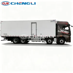 FAW JH6 8X4 30 tonnes Fourgon frigorifique pour le transport de produits alimentaires, véhicule/camion frigorifique, prix pour le transport de glace - Product Image 5