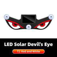 Feu de plaque d'immatriculation LED œil de démon, phare universel pour voiture et moto, décoration modifiée, lumière unique, accessoires automobiles