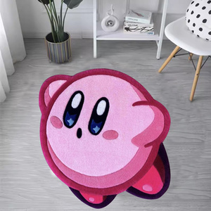 Alfombra Moderna Personalizada con Diseño de Anime, Forma Personalizada, Diseño de Oso de Dibujos Animados, Alfombra de Área con Corte Preciso, Alfombras Irregulares de Pelo Cortado - Product Image 4
