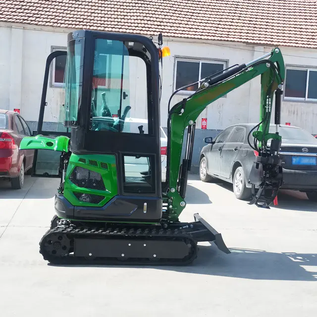 CE EPA Approved Crawler Small Excavators Micro Backhoe Digger Hydraulic Track 1.8TON 2TON Mini Excavator With Shovel