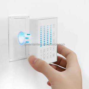 Panel táctil de brillo de atenuación continua Individual de <span class=keywords><strong>4</strong></span> zonas, control remoto de luces <span class=keywords><strong>Led</strong></span> de un solo Color, controlador <span class=keywords><strong>Led</strong></span> de varias zonas, 2,4G B5, - Product Image 3
