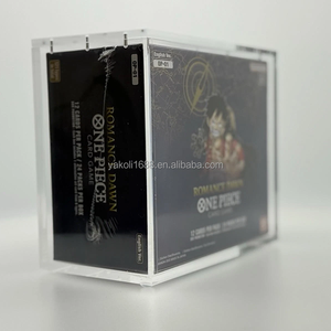 กล่องอะคริลิคกันกระแทกสำหรับใส่การ์ดสะสม One Piece Booster รุ่น OP-01 ป้องกันรังสียูวี พร้อมจอแสดงผลภาษาอังกฤษ - Product Image 2