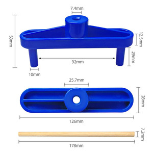 เครื่องมือทำเครื่องหมายตำแหน่งงานไม้ 126 มม. วัสดุ PP สำหรับใช้ในบ้าน - Product Image 1