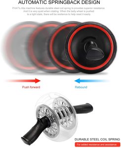 En Stock: Rodillo Abdominal Ab Carver <span class=keywords><strong>Pro</strong></span> de 1.45 kg, Equipo de Ejercicio Abdominal Unisex para Entrenamiento en Casa y Gimnasio - Product Image 5