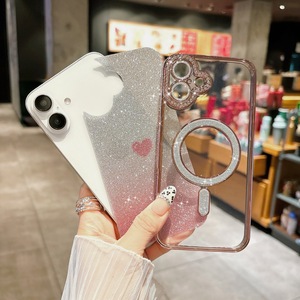 Custodia Protettiva Colorata di Tendenza <span class=keywords><strong>con</strong></span> Diamanti a Cuore per <span class=keywords><strong>iPhone</strong></span> 17 16e 15 14 <span class=keywords><strong>13</strong></span> 12 11 Pro Max XS Max - Product Image 2