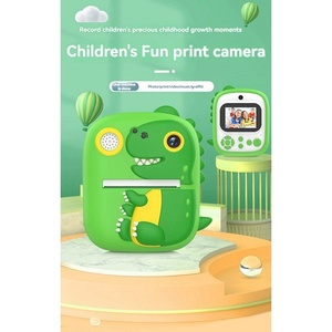Kamera Instan Dinosaurus untuk Anak-anak dengan Fungsi Video, Musik, dan Grafiti, Kamera Anak-anak Definisi Tinggi - Product Image 1