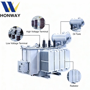 Equipo Eléctrico en Oferta, Transformador Trifásico Sumergido en Aceite de 1250kVA, 1600kVA, 2000kVA, 2500kVA, 3000kVA, Transformadores de Media y Alta Tensión - Product Image 4