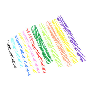 Anneaux de reliure métalliques pour carnet, double spirale en fer enduit de nylon, accessoires de reliure multi-spécifications pour feuilles mobiles - Product Image 5