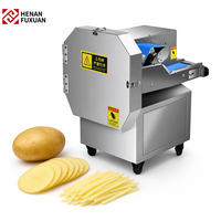 Industriële roestvrijstalen elektrische groentesnijder voor aardappelchips, wortel, banaan, mango en verse producten