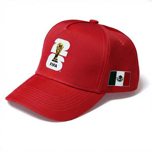 Casquette de baseball ajustable multicolores Coupe du Monde 2026 avec patch drapeau mexicain pour les fans de football et événements sportifs – Vente en gros - Product Image 2