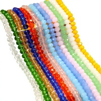 Perles plates en verre émaillé multicolores, perles en forme de roue, 4/6/8/10 mm, faites à la main, accessoires pour bijoux DIY, collier, modèle Yiwu 0679