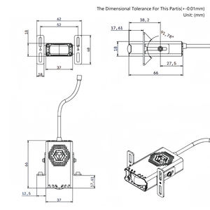 Luces de Niebla Auxiliares LED para Parrilla de SUV, 4x4, Camión - Lámpara de Conducción DRL Ojos de Ángel Compatible con Vehículos Todoterreno - Product Image 3