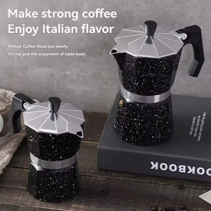 Moka italiano pentola stufa-Top caffettiera con valvola di pressione in alluminio per Espresso e birra fredda di alta qualità - Product Image 3