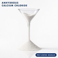 Chlorure de calcium anhydre en poudre, haute pureté, qualité industrielle, produit chimique