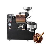 Machine à torréfier les grains de café automatique au gaz et à l'électricité 5-10 kg Utilisation commerciale Équipement de torréfaction du café pour les cafés