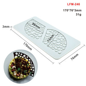 Early Riser silicona <span class=keywords><strong>Fondant</strong></span> encaje Mat <span class=keywords><strong>vaca</strong></span> anillo Circular ramita <span class=keywords><strong>pastel</strong></span> postre Molecular gastronomía molde para hornear - Product Image 3