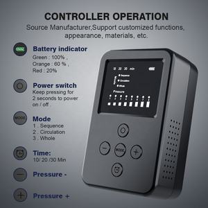Botas de presoterapia deportivas de 8 niveles de intensidad de fábrica, 8 cámaras inalámbricas, compresión de presión de aire, masajeador de piernas, botas de recuperación - Product Image 3