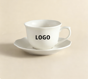 <span class=keywords><strong>Tazas</strong></span> y Platillos <span class=keywords><strong>de</strong></span> Porcelana Blanca <span class=keywords><strong>de</strong></span> Cerámica <span class=keywords><strong>de</strong></span> 200 ml con Logotipo Personalizado al por Mayor en China, <span class=keywords><strong>Tazas</strong></span> <span class=keywords><strong>de</strong></span> Café y Té <span class=keywords><strong>Baratas</strong></span> con Forma <span class=keywords><strong>de</strong></span> Flor para Sublimación - Product Image 3