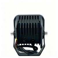 Nouvelle lampe de travail LED carrée de 3 pouces 20W, ambre DRL, étanche IP67, 12-48V, lampe auxiliaire de conduite 2000lm, voiture, camion, chariot élévateur, 6000K