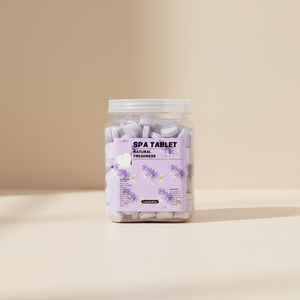 Tablettes de <span class=keywords><strong>sel</strong></span> de bain à la lavande de l'Himalaya OEM/ODM, forme solide naturelle, parfum floral pour la relaxation des muscles endoloris, le sommeil apaisant et le spa des pieds - Product Image 4