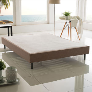 Base <span class=keywords><strong>de</strong></span> <span class=keywords><strong>lit</strong></span> <span class=keywords><strong>à</strong></span> hauteur réglable Queen Size-Cadre rembourré moderne avec <span class=keywords><strong>lattes</strong></span> <span class=keywords><strong>de</strong></span> bois et <span class=keywords><strong>pieds</strong></span> en métal robustes, structure silencieuse - Product Image 2