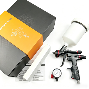 <span class=keywords><strong>Pistolet</strong></span> de <span class=keywords><strong>peinture</strong></span> pneumatique de qualité supérieure J-15 1,3 mm HVLP à alimentation par gravité pour <span class=keywords><strong>peinture</strong></span> automobile, corps en alliage, gobelet de 600 ml - Product Image 6
