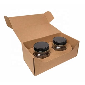 Bán buôn tùy chỉnh chai Đóng gói hộp bưu phẩm Kraft sóng các tông nến bao bì vận chuyển hộp với chèn - Product Image 3