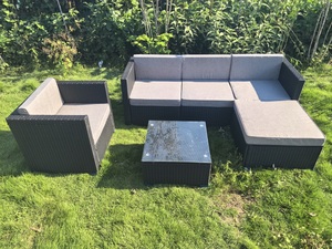 Set di Mobili da <span class=keywords><strong>Giardino</strong></span> in Metallo KD Structure, Impermeabile, per Esterni, Angolare, di Lusso, Moderno, per Hotel e Soggiorno - Product Image 5