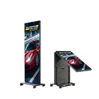 Écran LED pliable pour affichage publicitaire, vente directe usine, P1.25 P1.5 P1.8 P2.5mm, intérieur, procédé GOB, sur pied