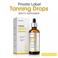 Compléments Alimentaires Liquides Oraux à la Saveur Citron, Formule Premium, Protection Solaire et Bronzage, pour l'Éclat du Teint, la Beauté et le Bien-être