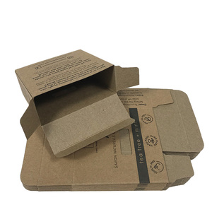 Sinh thái thân thiện kraft giấy vuông Thanh xà phòng hộp cho chăm sóc da bao bì biểu tượng tùy chỉnh tuck End đóng gói <span class=keywords><strong>carton</strong></span> cho mỹ phẩm - Product Image 5
