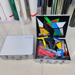 Vente chaude Boîte À Outils Pistolet À Chaleur Variété Grattoirs En Plastique pour Voiture Emballage Vinyle <span class=keywords><strong>Solaire</strong></span> Teinture Fenêtre Film Installation Outil <span class=keywords><strong>Kit</strong></span> - Product Image 2