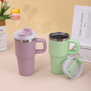 Borracce all'ingrosso senza minimo d'ordine, senza BPA, 420ml 14oz, <span class=keywords><strong>tazza</strong></span> con manico e beccuccio, personalizzabile con <span class=keywords><strong>nome</strong></span> studente, <span class=keywords><strong>tazza</strong></span> in acciaio inossidabile per bambini - Product Image 3