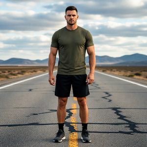 Camiseta Deportiva Antiarrugas, Sostenible, con Logotipo Estampado, Tejido No Tejido Comprimido, Teñido Liso, Sublimación, Características en Blanco - Product Image 2