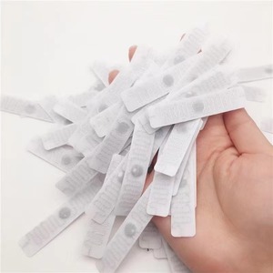 White Fabric Waterproof RFID <b>Tag</b> with Garment <b>Tracking</b> 860-960mhz Frequency Mini <b>Tag</b> - Product Image 3