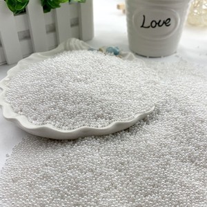 500G 2MM Perles en mousse lâche Mini perles en mousse Accessoires pour boîte cadeau de Noël Nouvel An Perles artificielles scintillantes - Product Image 6
