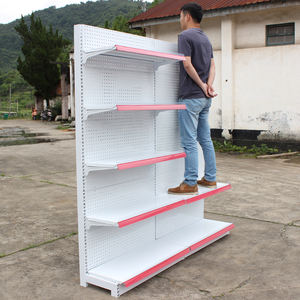 Estante de Exhibición Plano Blanco para Supermercado, Estante para Tienda Minorista, Estante Resistente para Supermercado, Venta al Por Mayor - Product Image 3