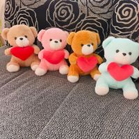 20cm Toptan Çoklu Stiller Sevimli Oyuncak Ayı Yumuşak Hayvan Tavşan Peluş Dolgulu Oyuncaklar Pençe Makinesi İçin