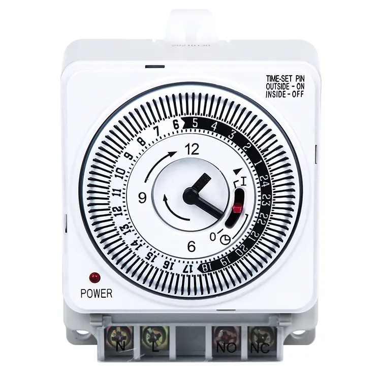 High Quality Programmable 60Hz Mechanical Timer Socket Timer Switch AC240v With Transparent Dust Cover