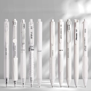 Kawaii Cute School Office <span class=keywords><strong>Gel</strong></span> Pen 0,5mm Tinta negra Bolígrafo <span class=keywords><strong>de</strong></span> plástico Papelería para escribir - Product Image 4