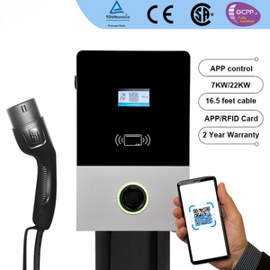 Borne de recharge murale pour voiture électrique 16A 22kW IP55 32A, <span class=keywords><strong>installation</strong></span> au sol, OCPP, réglable - Product Image 2