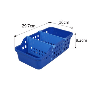 เฟิงจี้ H-005 ตะกร้าใส่ยาพลาสติก 29.7x16x9.3 ซม. กล่องเก็บยา เครื่องเขียน หนังสือ นิตยสาร - Product Image 1