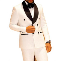 Costume de smoking deux pièces ajusté pour homme, motif floral, revers paisley, veste à bouton unique et pantalon