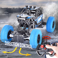 Voiture de Course pour Enfants Télécommandée USB, Véhicule Tout-Terrain Lumineux à Escalader, Jouet Idéal Cadeau d'Anniversaire ou de Fêtes pour Garçons