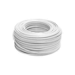 Cable Eléctrico Unipolar Fs17 de 2.5mm Blanco, Rollo de 100m, Conductor de Cobre Aislado para Uso en Construcción - Product Image 1