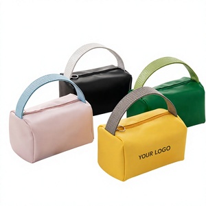Sac cosmétique portable grande capacité couleur bonbon, trousse de toilette de voyage, sac de rangement pour maquillage et cadeaux - Product Image 3
