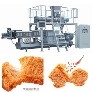 Extrusora de <span class=keywords><strong>soja</strong></span> con alto contenido de proteína, planta automática de fabricación de alimentos de proteína de <span class=keywords><strong>soja</strong></span> con componente de motor central de aplicación TVP - Product Image 2