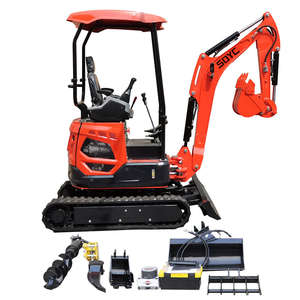 Miniexcavadora Eficiente de 1 Tonelada, Máquina de Ancho Compacto para Jardinería, Renovación de Interiores, Cimentación de Edificios - Product Image 1