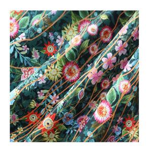 Fonesun-CS376 Numérique Imprimé Coton Spandex Tissu Extensible 150cm 220gsm Petite Quantité - Product Image 1