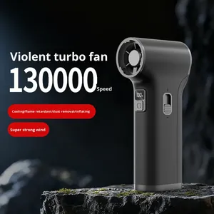Ventilador Turbo sin Escobillas de 130000 rpm, Ventilador de Chorro para Lavado de Autos, Aspiradora Portátil 7 en 1 de 8000 mAh, 100 Velocidades, 24 m/s, LED - Product Image 2